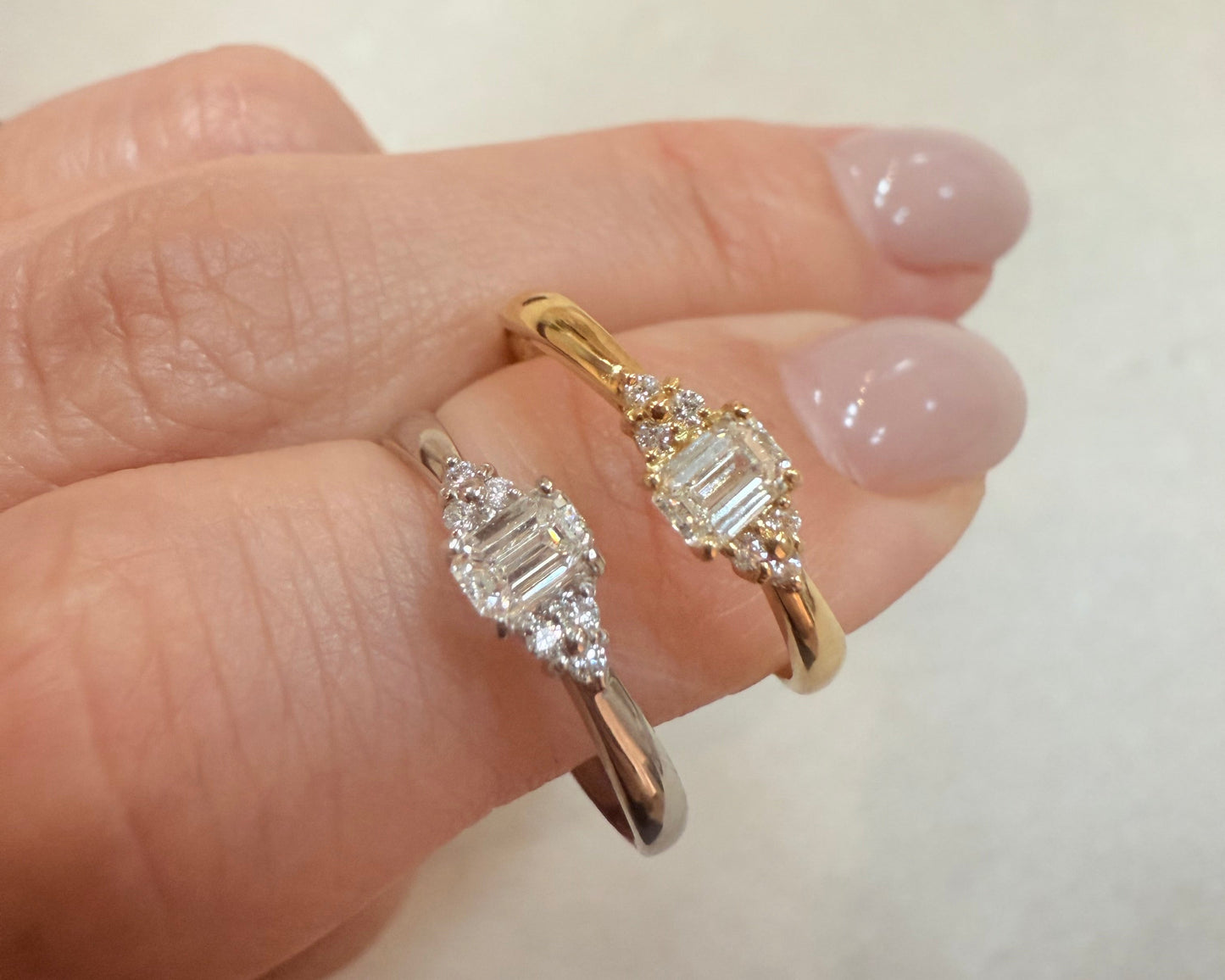 No.5ダイヤリング0.25ct/0.04ct