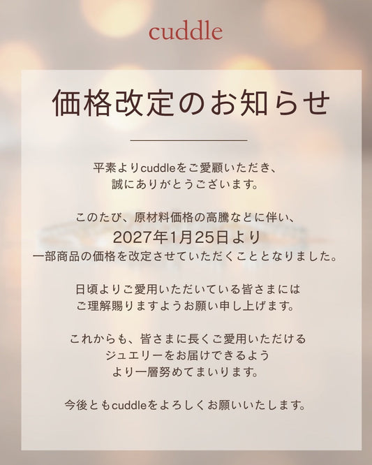 価格改定に関する大切なお知らせ