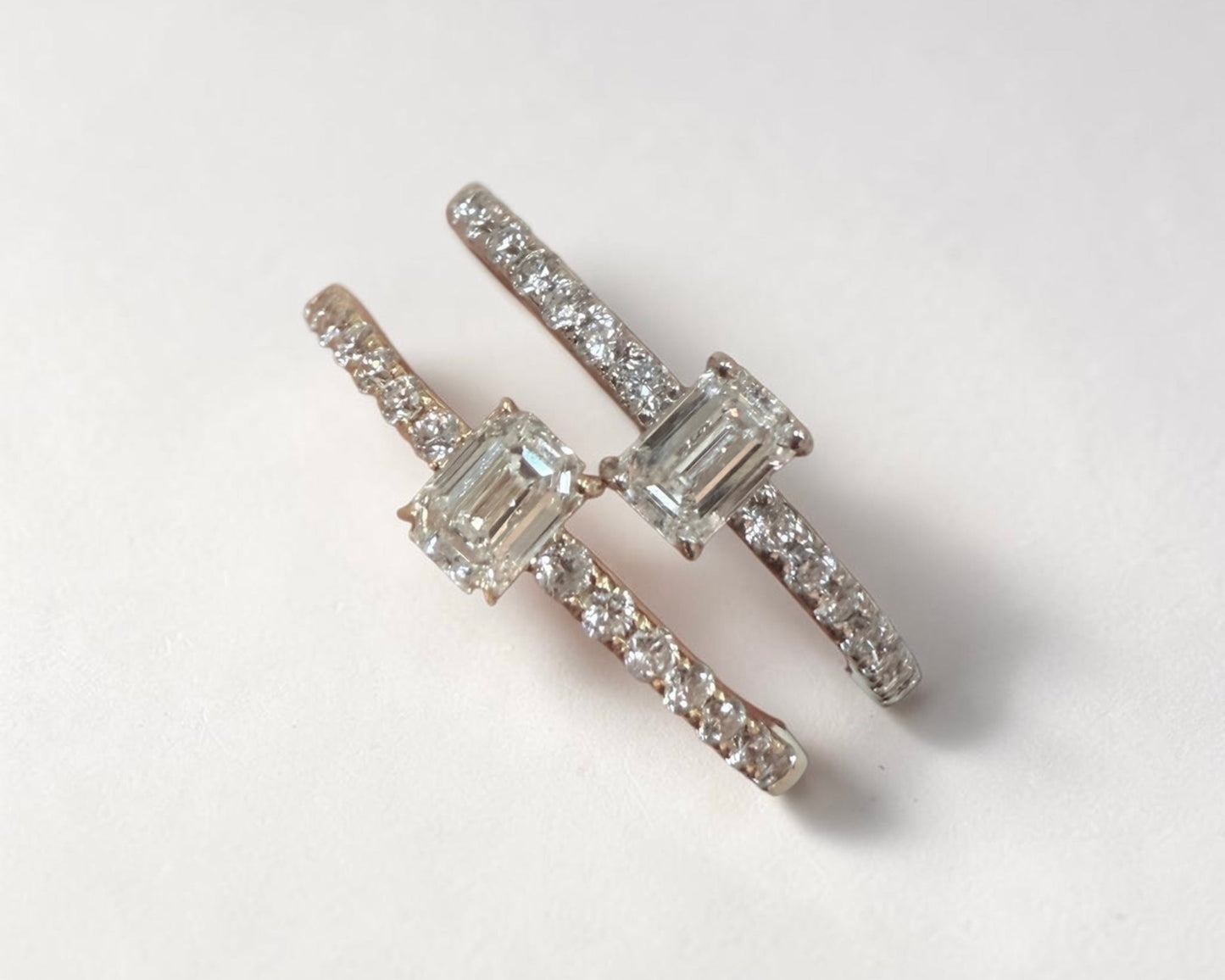 No.2ダイヤリング0.25ct/0.14ct　